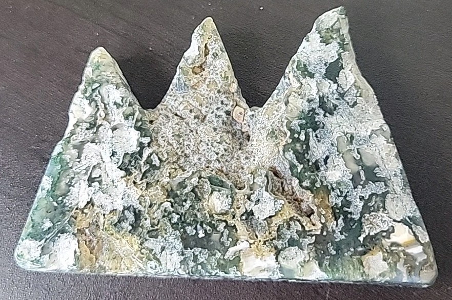 Moss Agate Mountain Carving