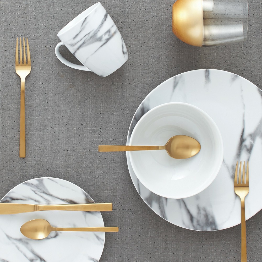 Dinnerset 16PC Marble Dinnerwear