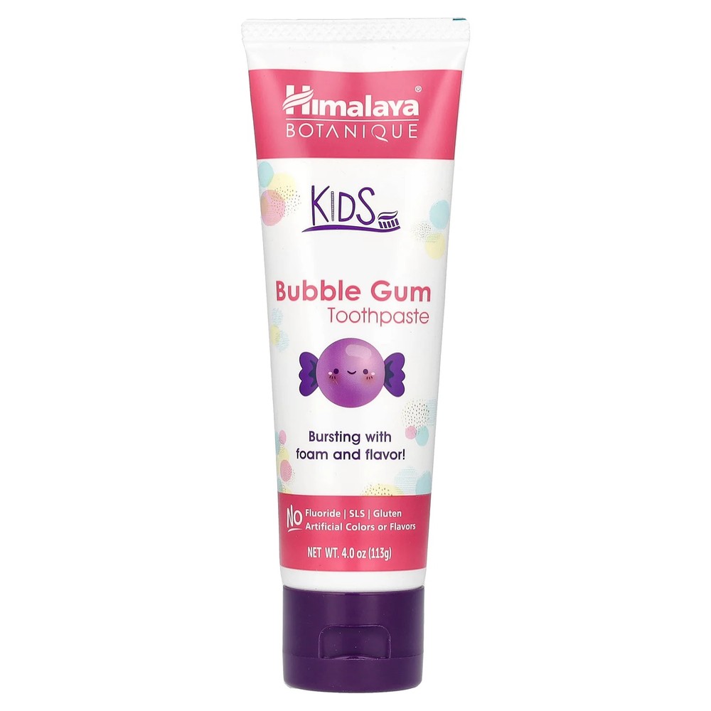 Botanique, Kids Toothpaste, Bubble Gum, 4 oz (113 g)