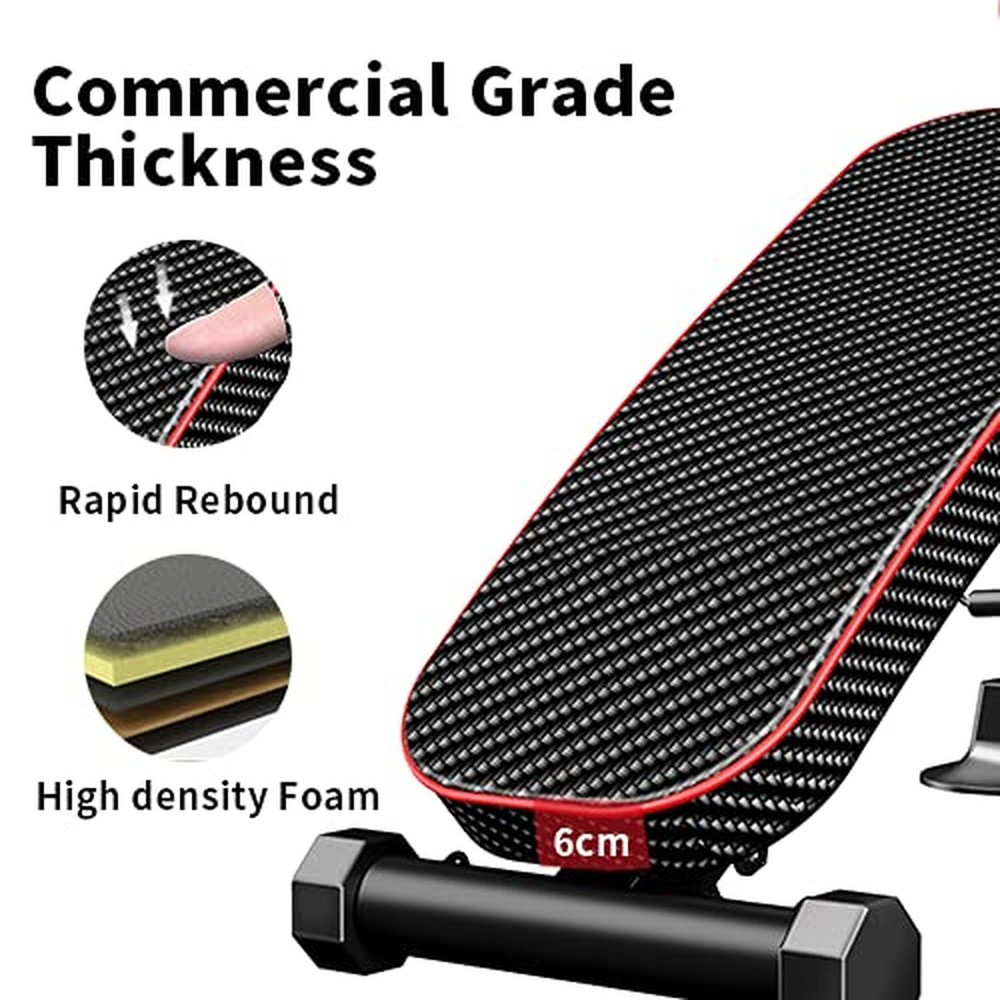 Adjustable Weight Bench,Utility Workout Bench Foldable Incline Decline Benche...