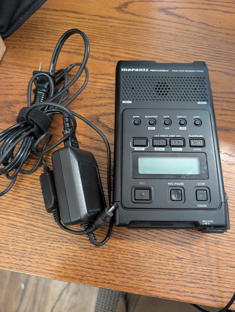Marantz PMD660 Portable Solid State Audio Recorder w/ Memory Card TESTED
