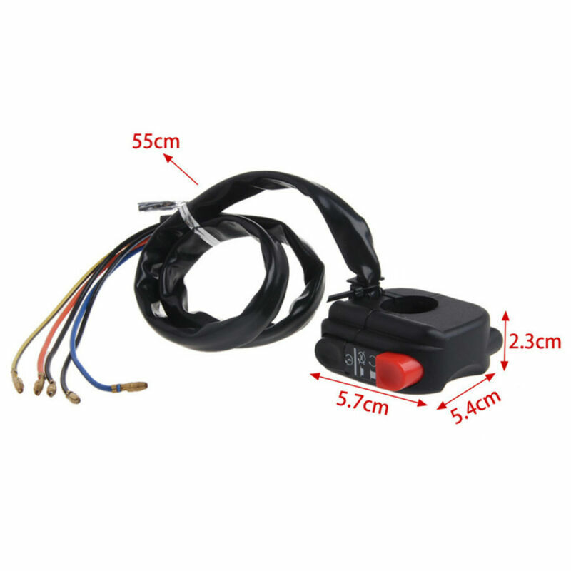 22mm Motorcycle Bar Ignition Switch On Off Starter Engine Start Kill Push Button