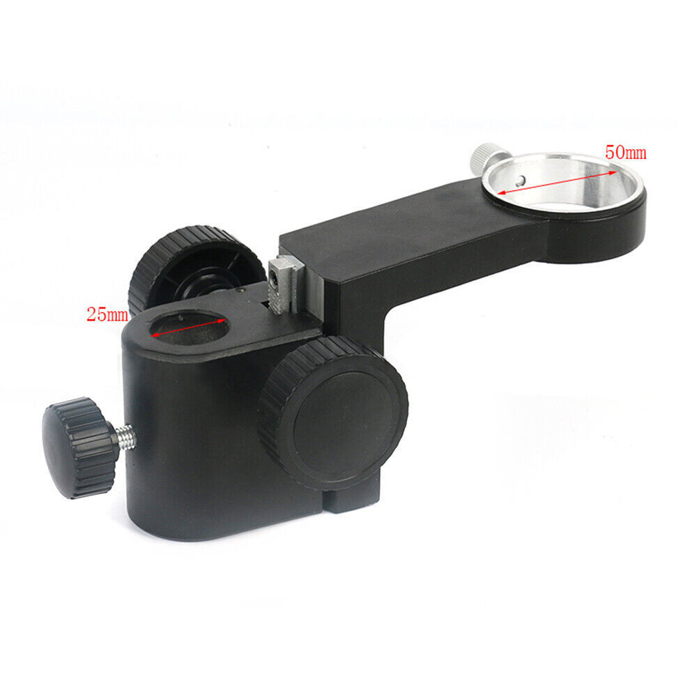 Lab Dual Arm Set Digital Microscope Camera Table Stand Holder Lift Bracket 50 mm