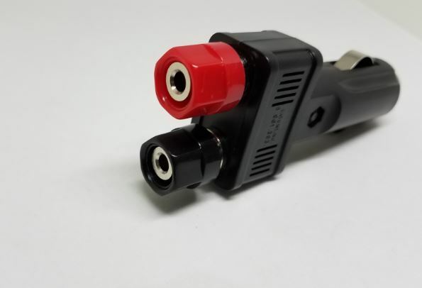 12V 10A Lighter Socket To Binding Posts Adapter