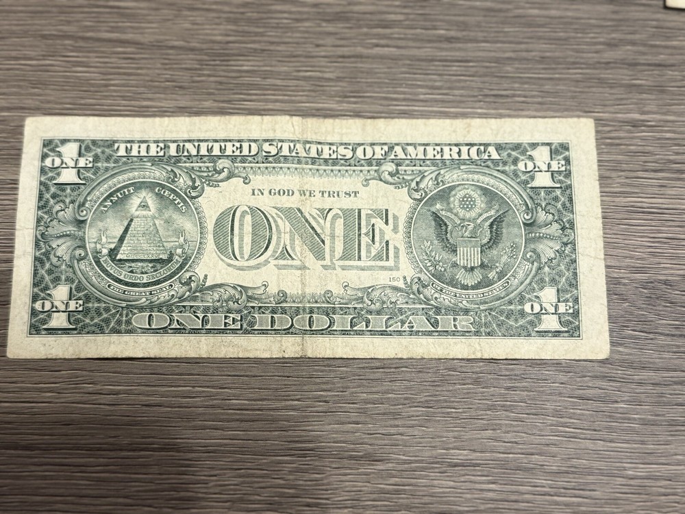 Over Ink Print Error 2009 $1 Dollar Bill