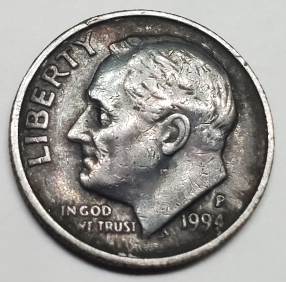 1994 P Roosevelt Dime ERROR Coin