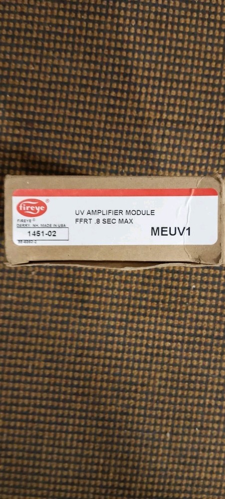 FIREYE MEUV1 UV Amplifier Module FFRT .8 Sec Max
