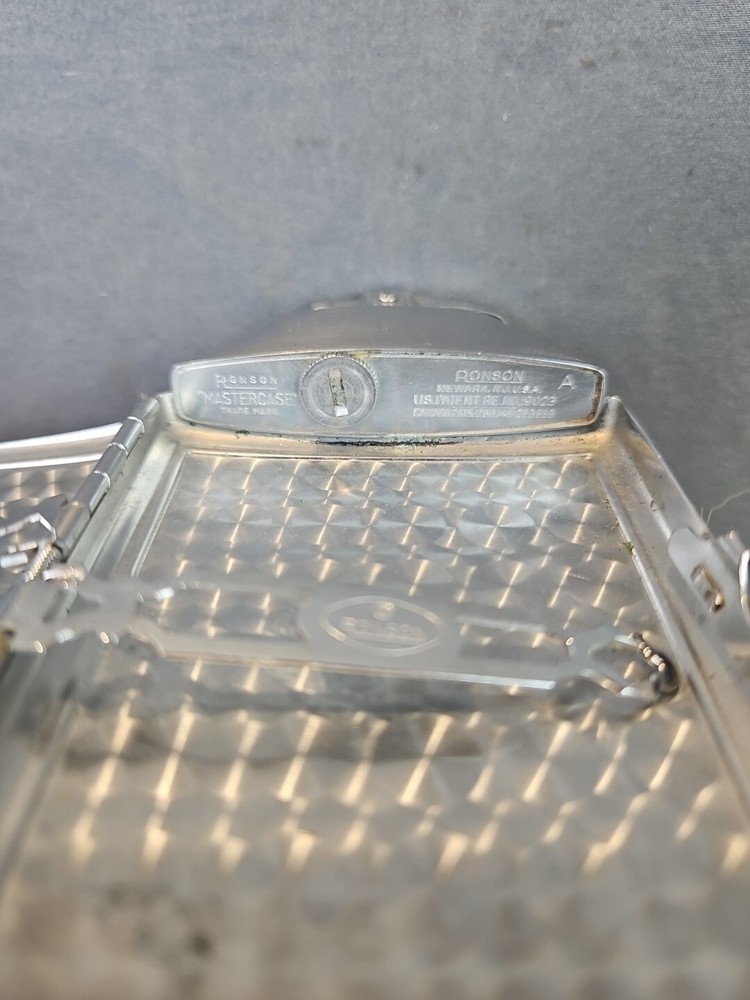 Ronson Mastercase Lighter Cigarette Case Vintage