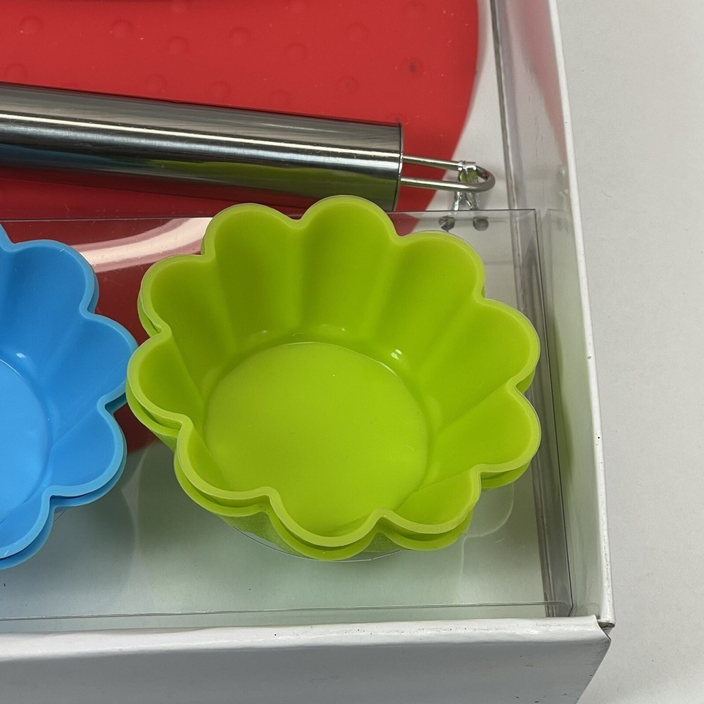 Silicone Cupcake Baking Set Essential Tools For Everyday Baking Kitchen 10 Piece