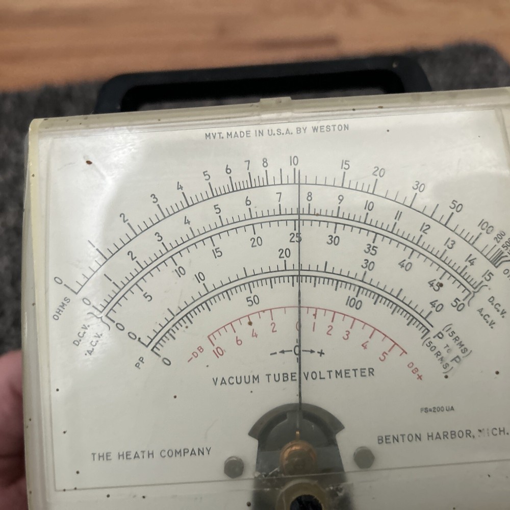 HEATHKIT VTVM MODEL IM-11 VACUUM TUBE VOLTMETER Working Condition