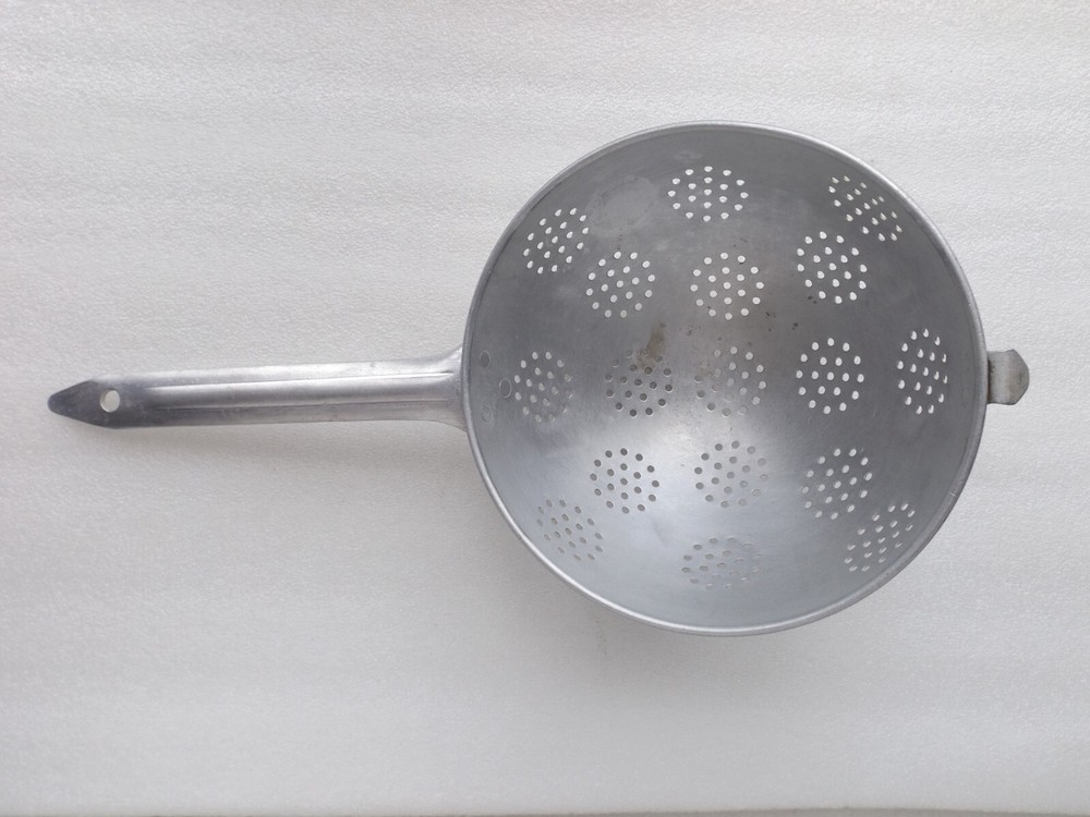 Vintage USSR Аluminium Colander with Handle