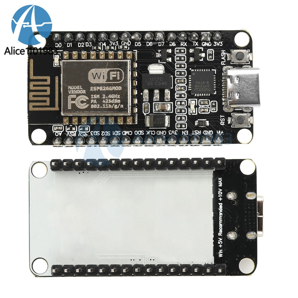 NodeMCU Lua V3 ESP8266 Serial WIFI Module FT232 Development Board TYPE-C
