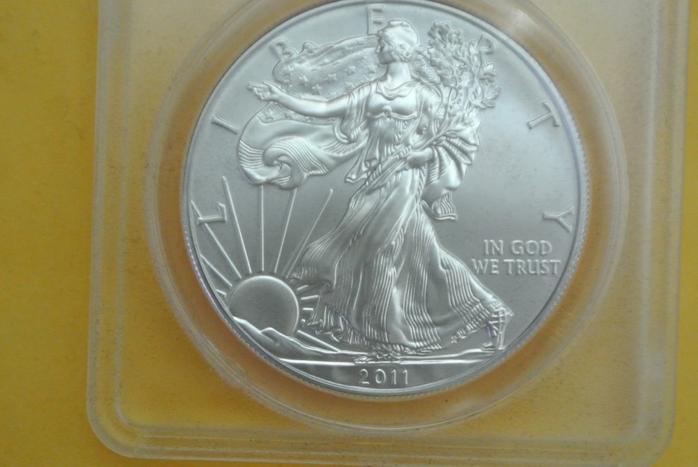 2011-W Burnished Silver Eagle - SP70 ANACS First Release