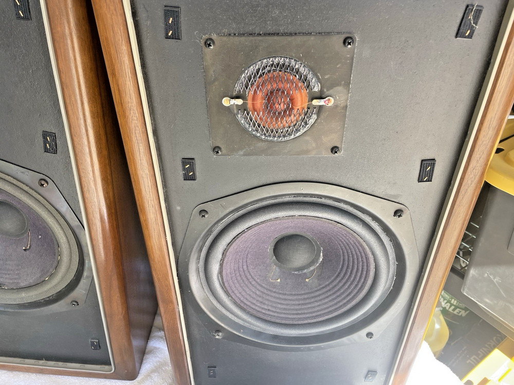 Original Large Advents / Walnut Cabinets / Excellent Condition /