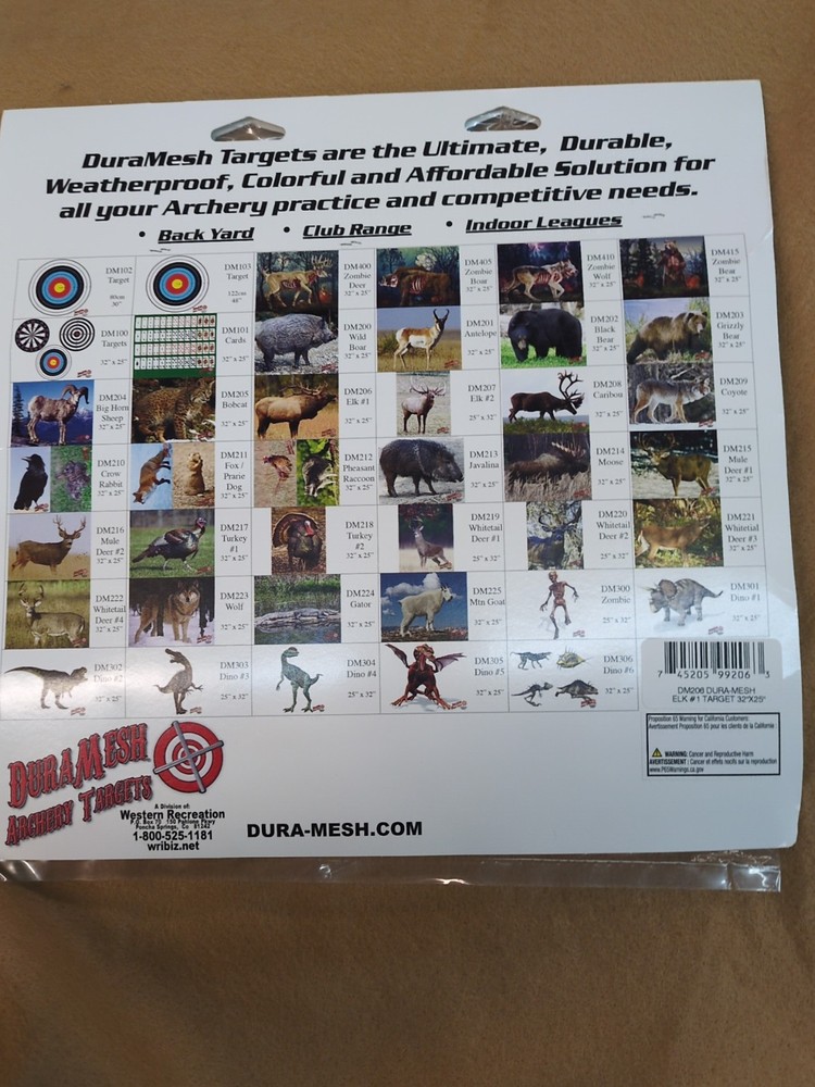 DuraMesh Archery Target Elk