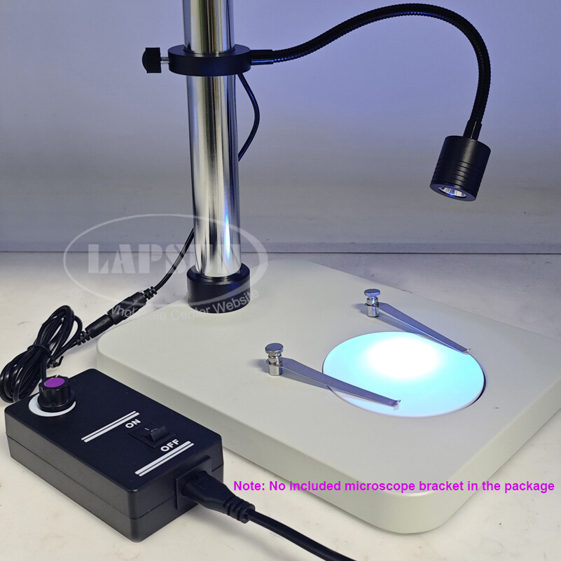 3W Gooseneck Single LED Light Illuminator Lamp For Industry Microscope Camera