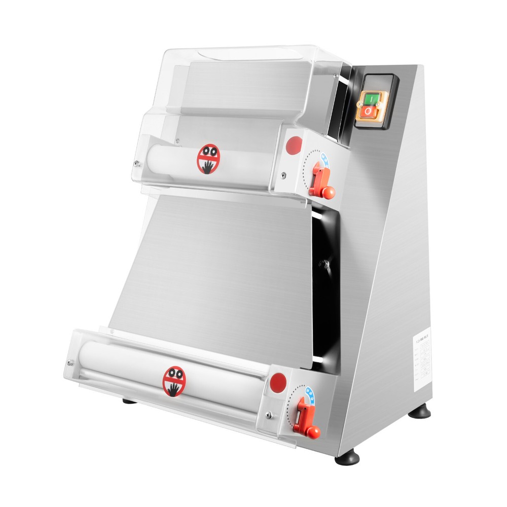 110V Automatic Commercial Dough Roller Sheeter Pizza Dough Roller Sheeter Max16"