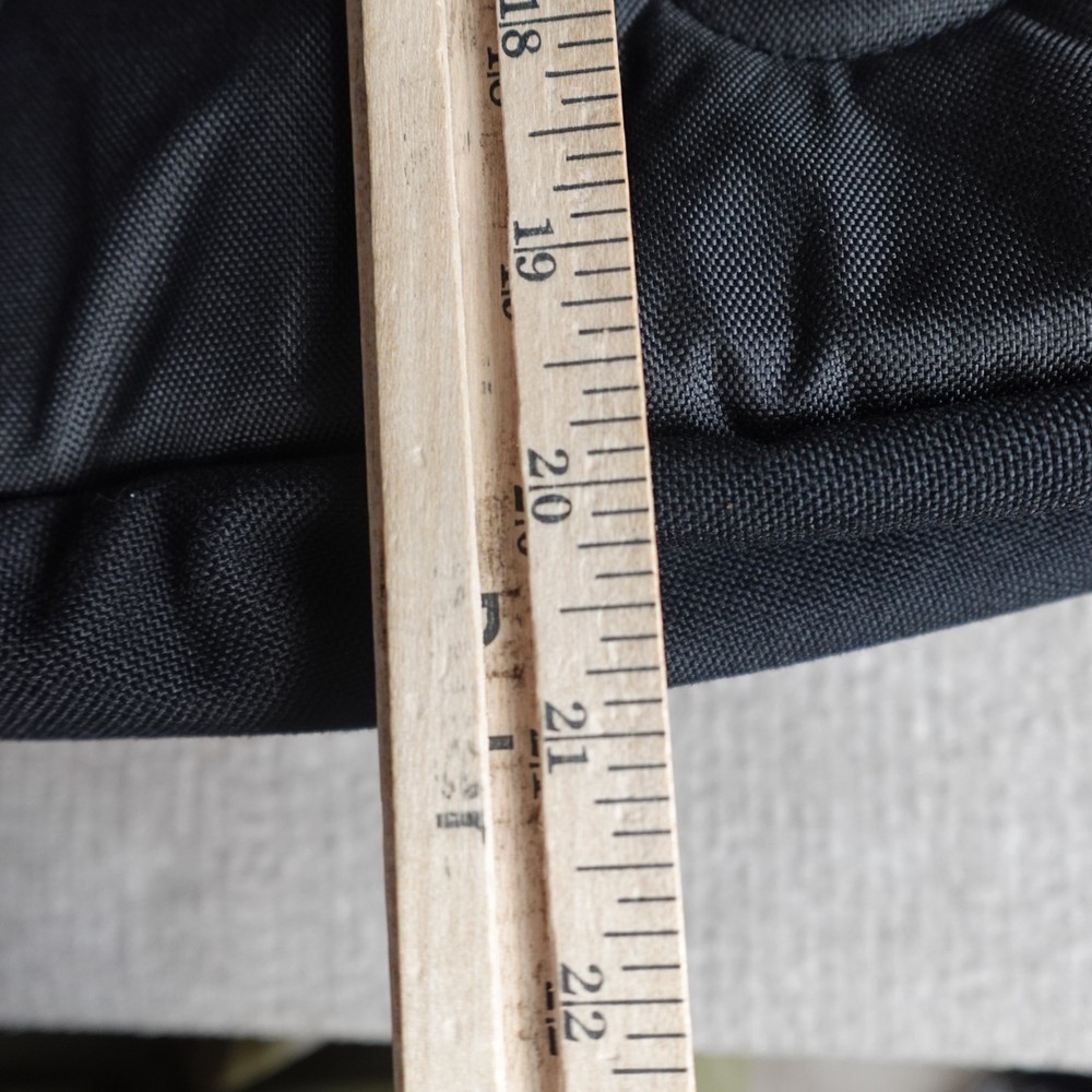 Shrine Backpack Black Red Solid Sneaker Compartment Travel