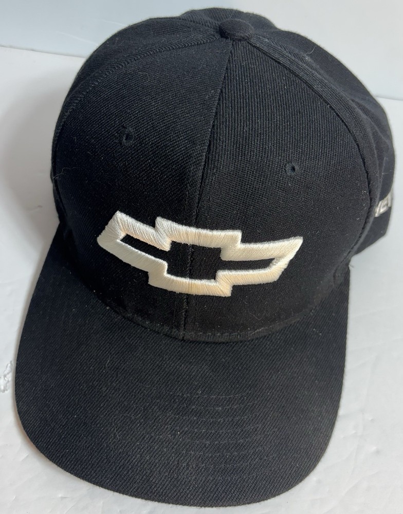 Chevrolet ball cap Hat adjustable strap Chevy Logo Black