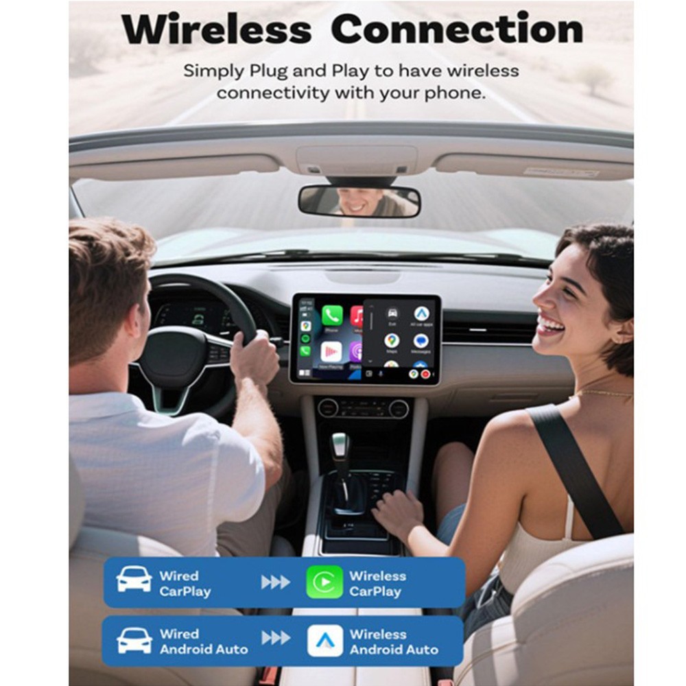 Wireless Carplay & Android Auto Adapter Plug & Play For Ottocast Mini Cube 3.0