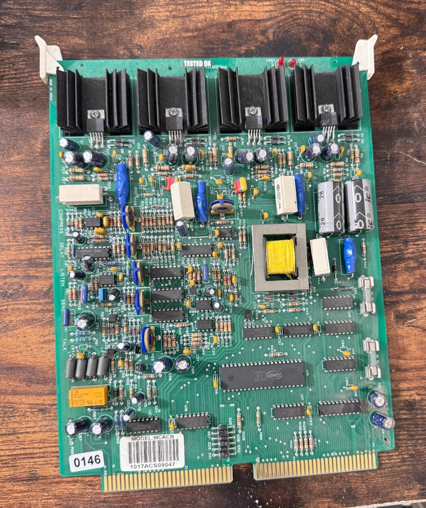 Bogen Multicom 2000 Intercom Analog Card Module Board MCACB #0146
