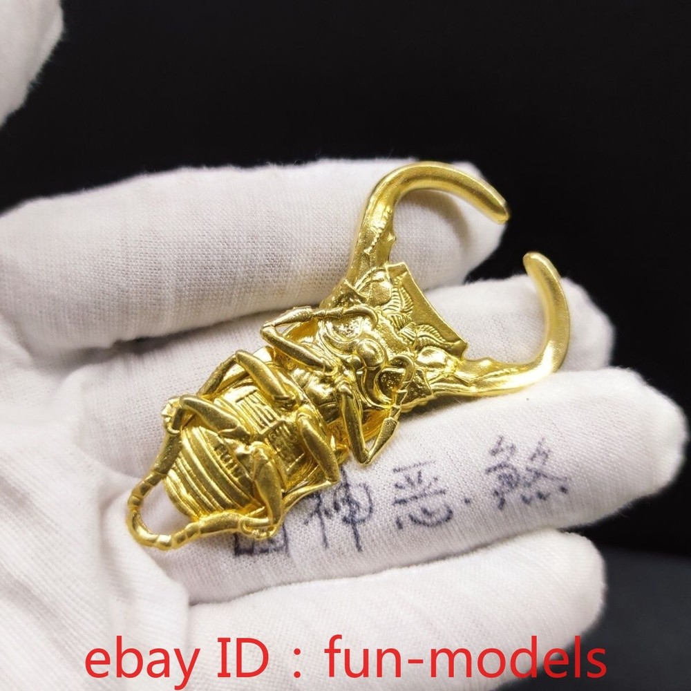 2.5"Handmade Solid Brass Beer Driver Bottle Opener Beetle Keychain Spade Beetle