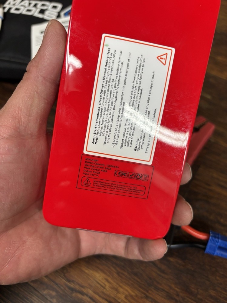 Matco Tools Versapower Mini Jump FOR PARTS