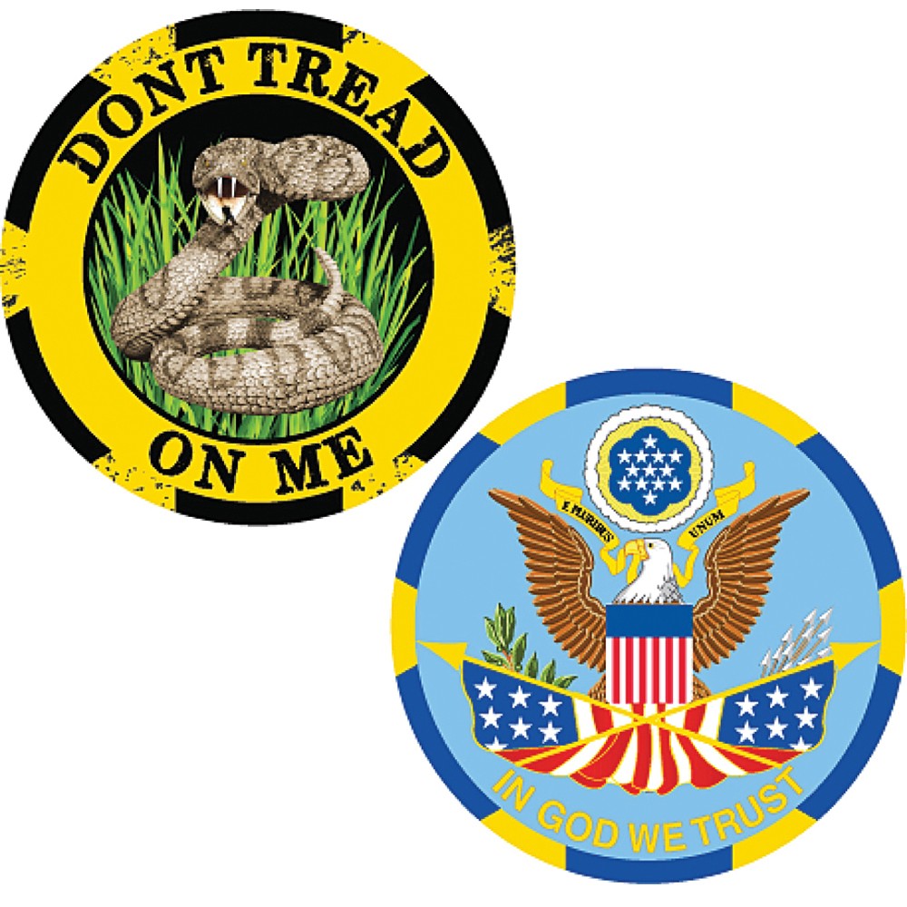 Don't Tread on Me Challenge Coin  Eagle Emblems (CH3702)