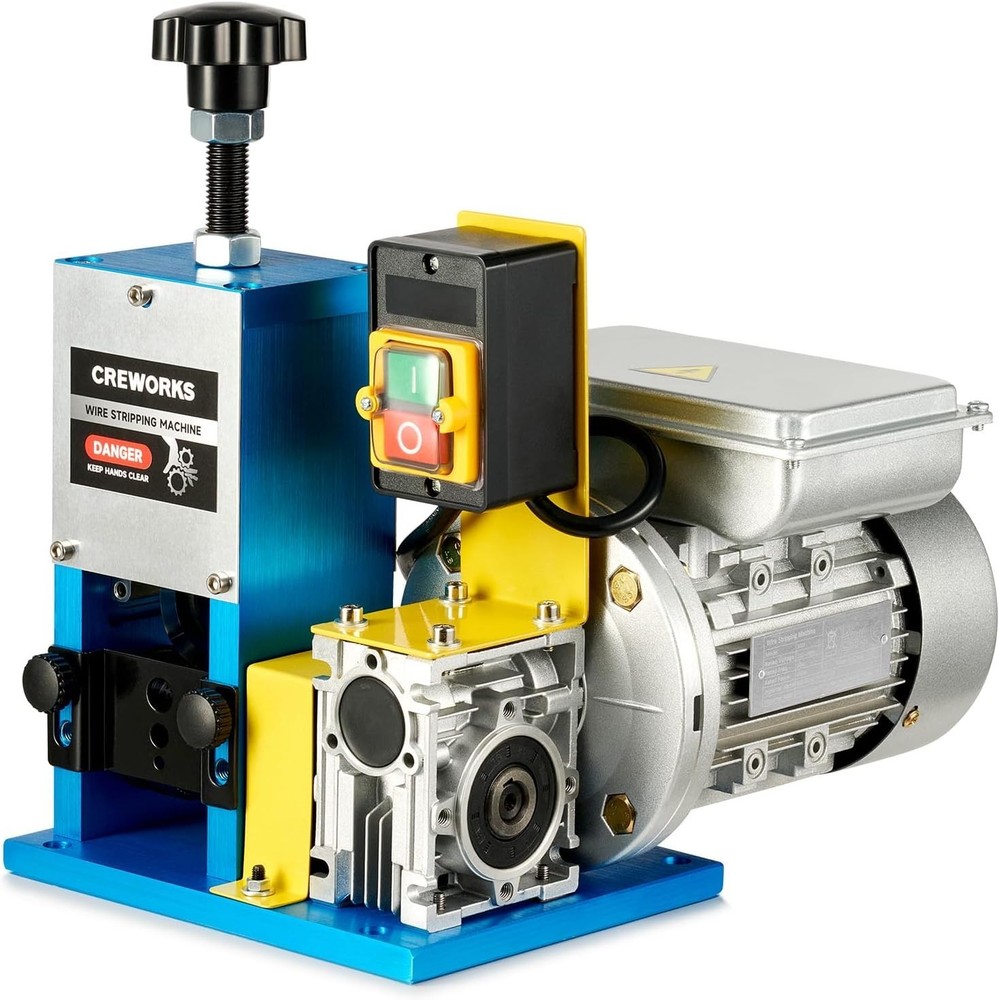 CREWORKS Electric Wire Stripper Machine, 0.06"-1" Automatic Wire Stripping