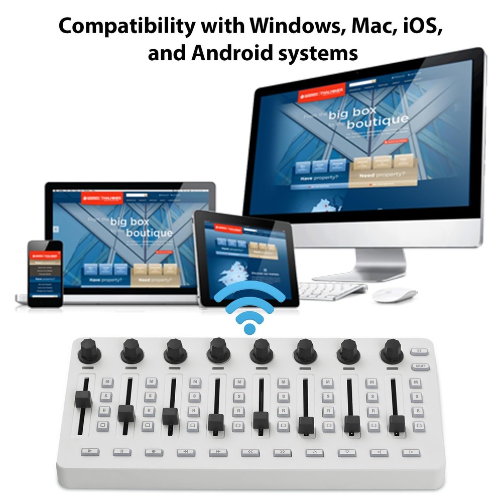 MIDI Controlle Midi Mixer Midi Foot Controller USB MIDI Controller Mixer with...