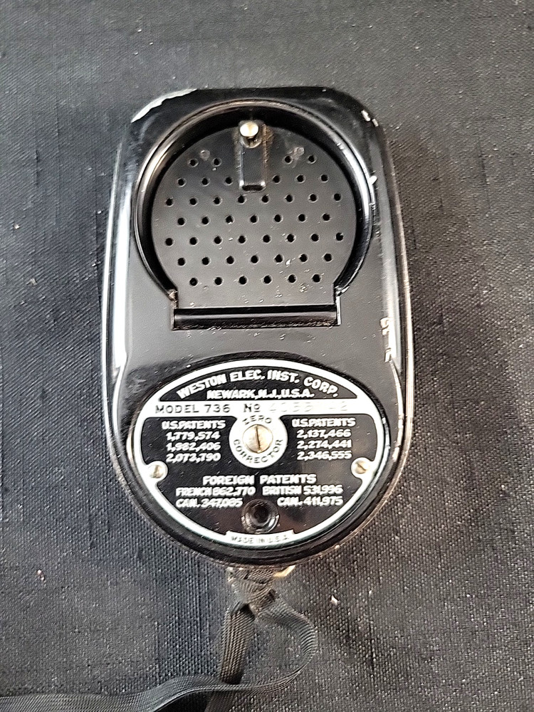 Vintage Weston Master II Cine Exposure Meter Model 736