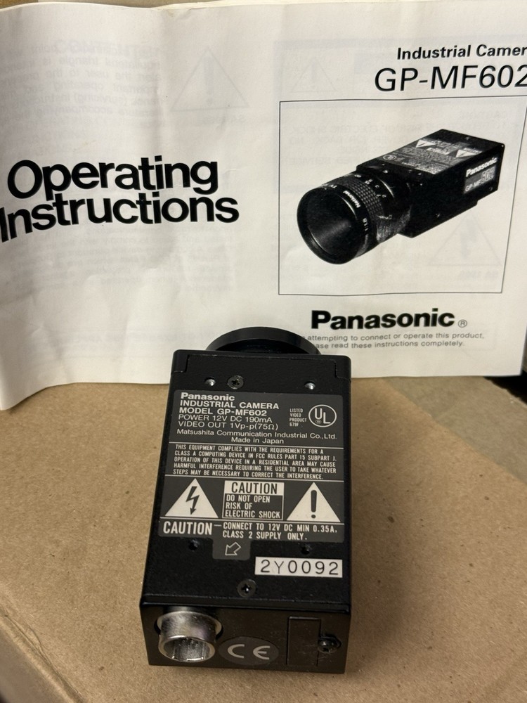 1PC Used Panasonic GP-MF602 Industrial Camera