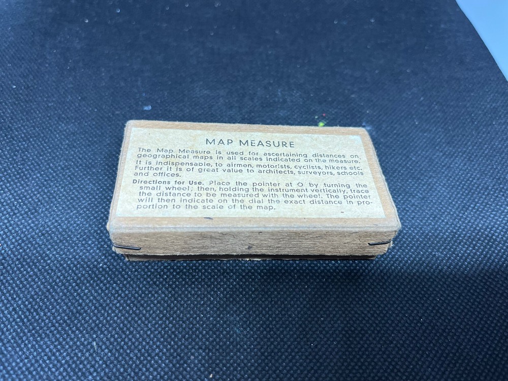 Old Vintage Opsimeter Map Reader Tool Boxed Curios Item Gents 79