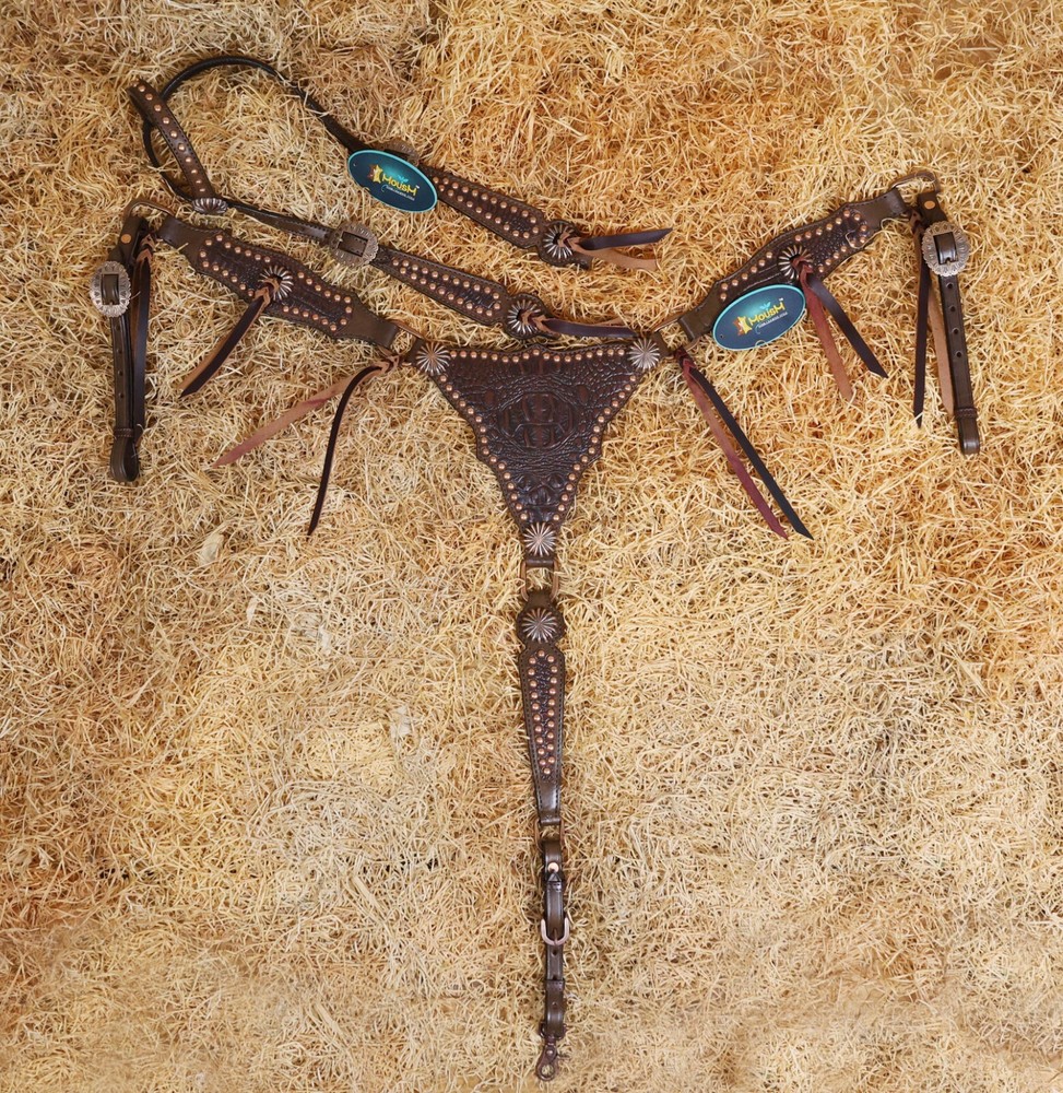 Headstall & Breast Collar Tack Set for Horse