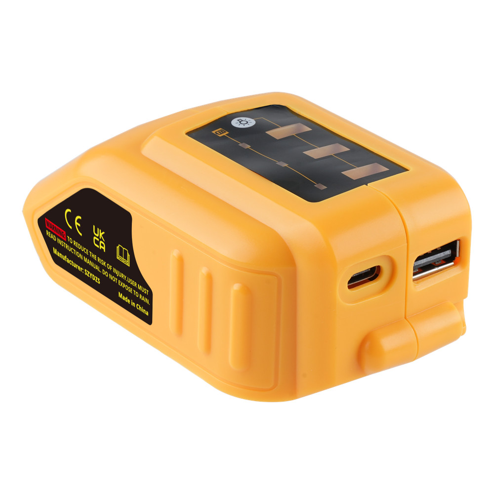 ✅20V Max for Dewalt USB And Type C Power Source Battery Charger Adapter DCB094k