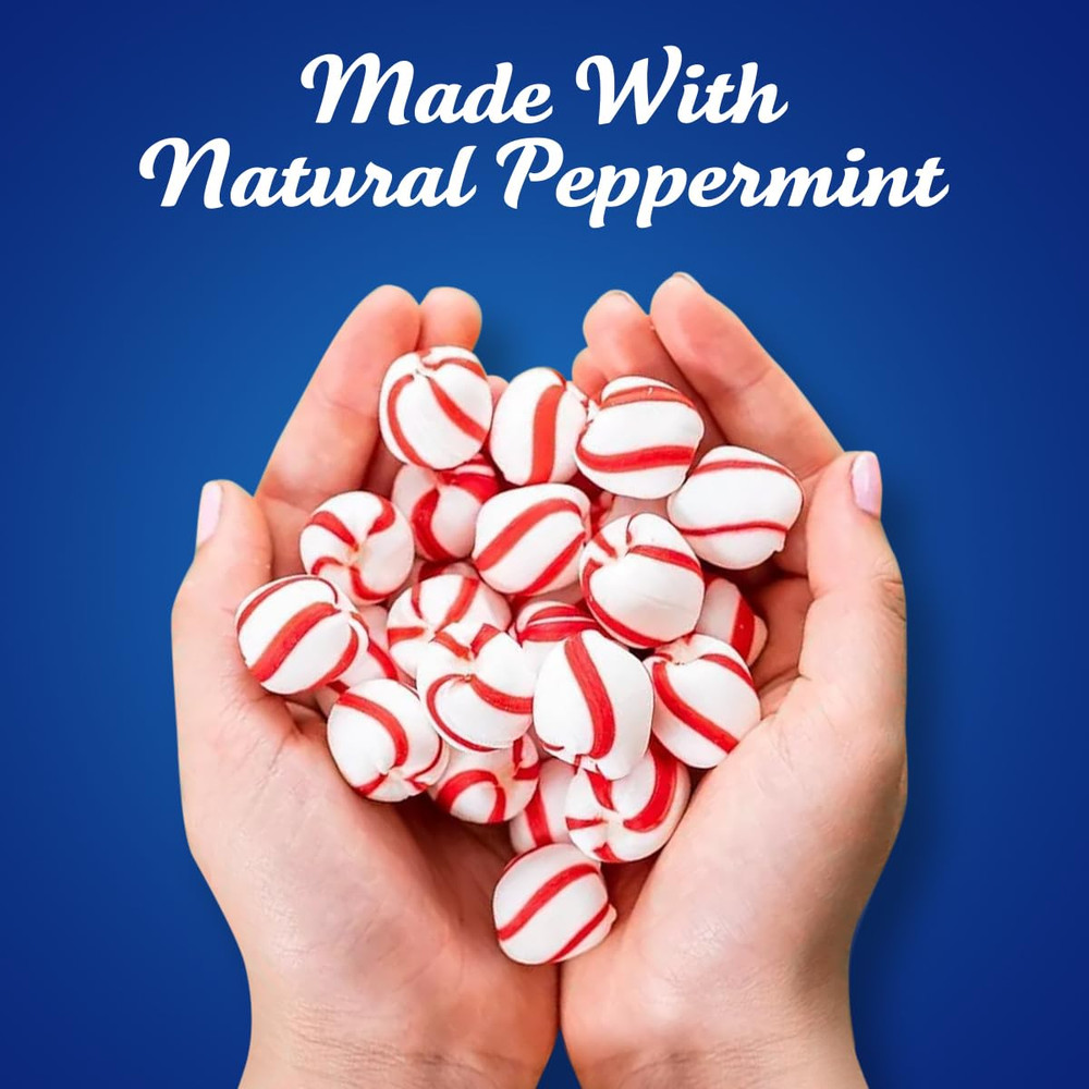 Soft Peppermint Balls, 2Lb Bulk Individually Wrapped Mints, Bobsfamous Refreshin