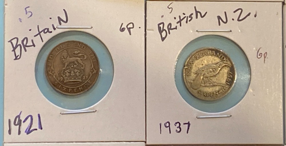 (12) British Empire 50% Silver Coins