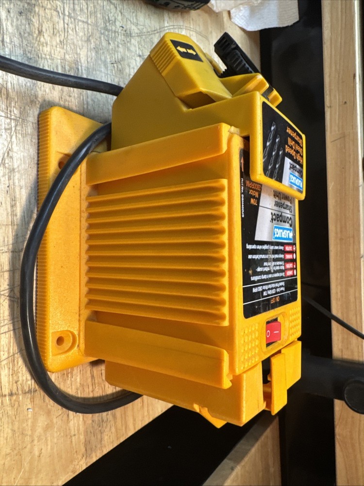 Plasplugs Compact Sharpener Unit For Drill Bits, Or Knife, Scissors