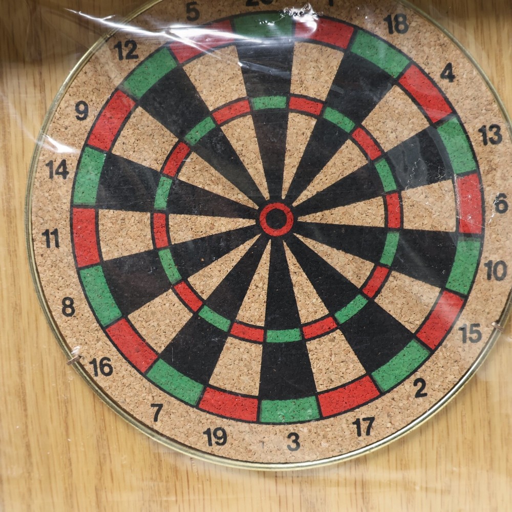 Desktop Mini Dart Board Game-Includes Target Board Stand plus 6 Mni Darts