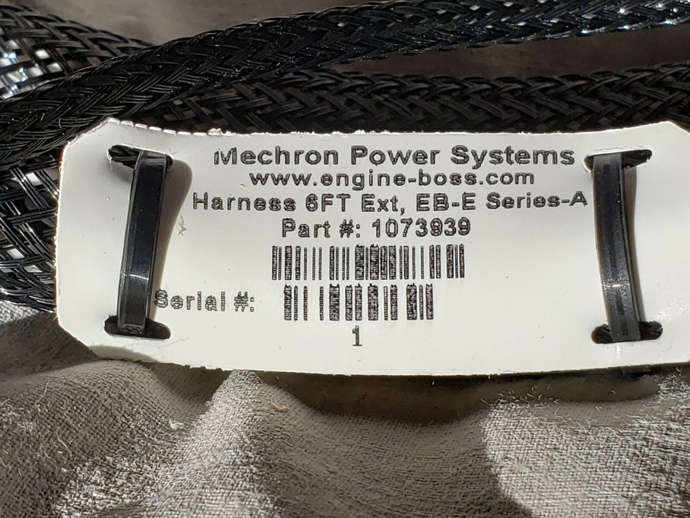 MECHRON POWER SYSTEM 6 FT CABLE EXT.# 1073939