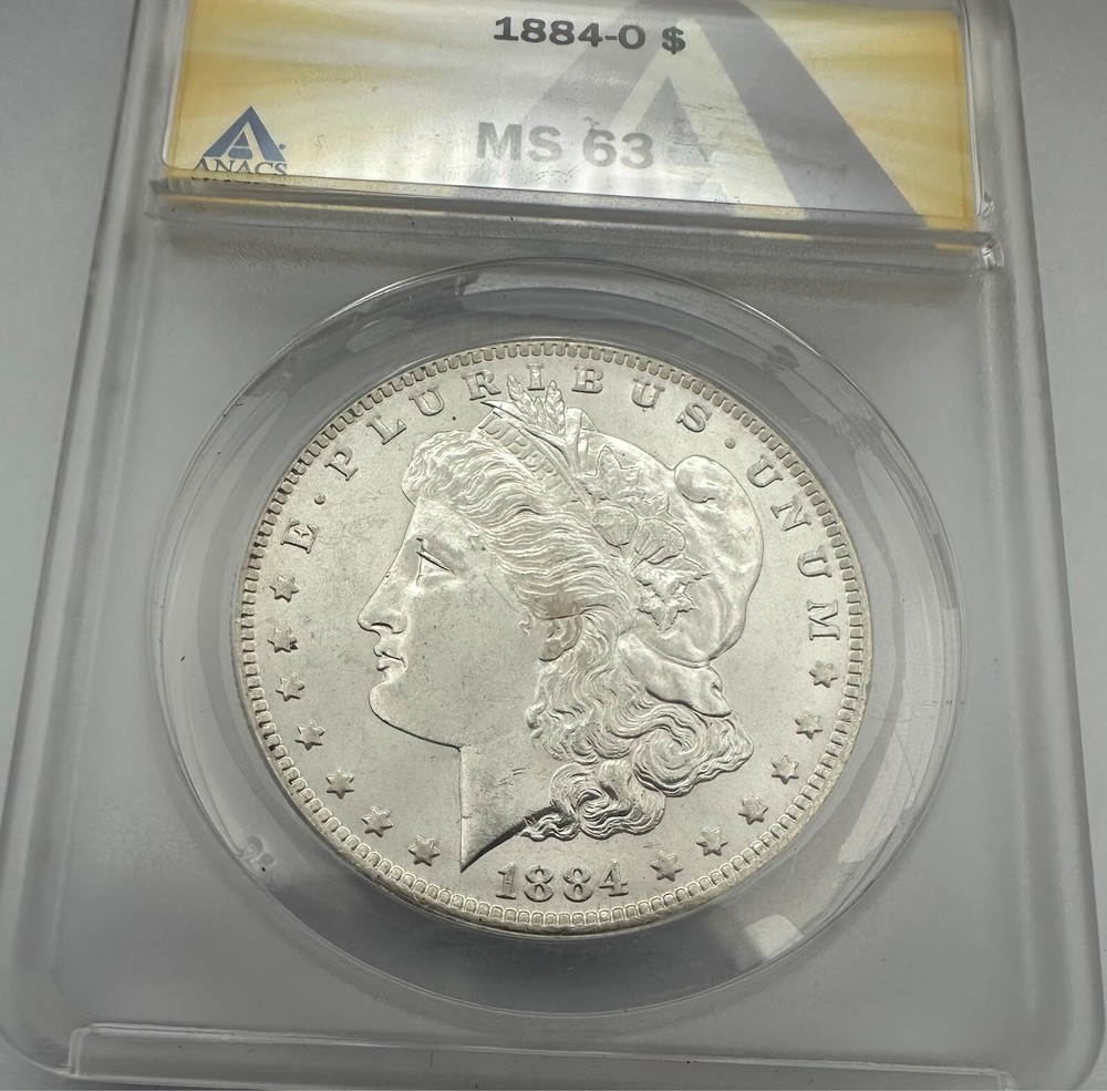 1884-O Morgan Dollar MS63 ANACS