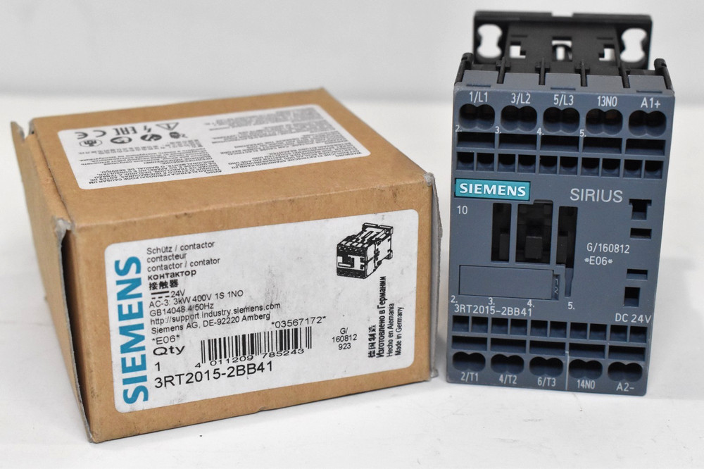 Siemens 3RT2015-2BB41 Contactor new
