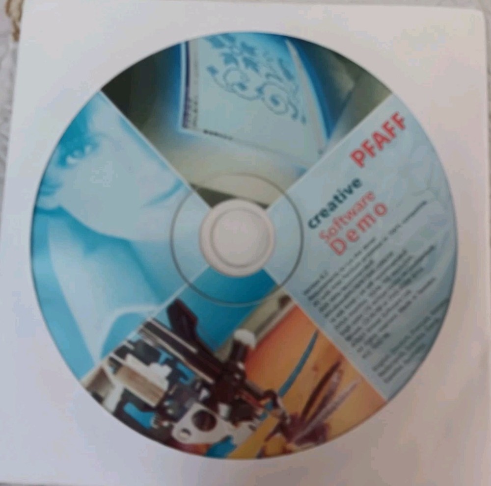Pfaff PC CREATIVE SUITE Software W/DONGLE HTF 4 WINDOWS Gently Used Orig $2000.