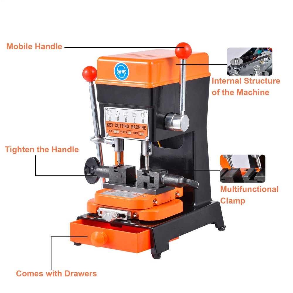 Multifunctional Vertical Cutter Cutting Machine Drilling Machine Storage Drawer-