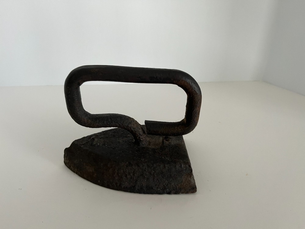 Vintage Rustic Black Sad Flat Iron