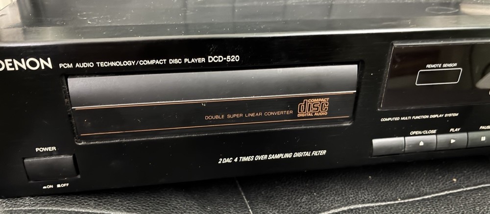 Denon DCD-520 PCM CD Player Digital Audio Untested Powers On No Remote