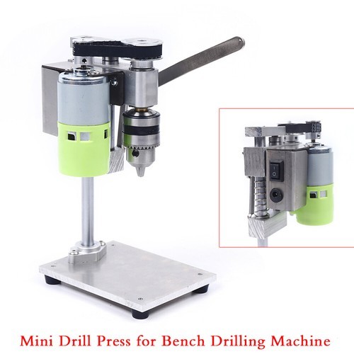 Mini Drill Press Bench Small electric Drill Machine Work Bench Variable Speed