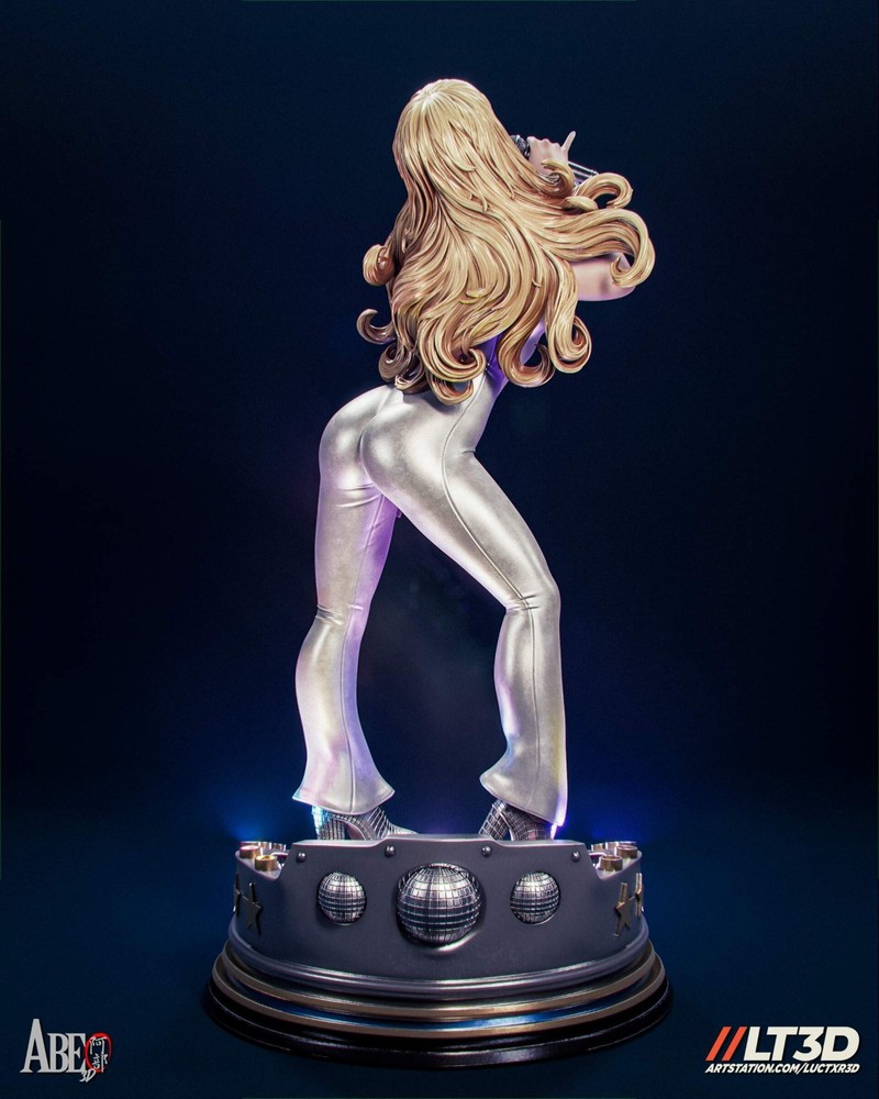 Dazzler Statue 3D Printed kit Unpainted/Unassembled