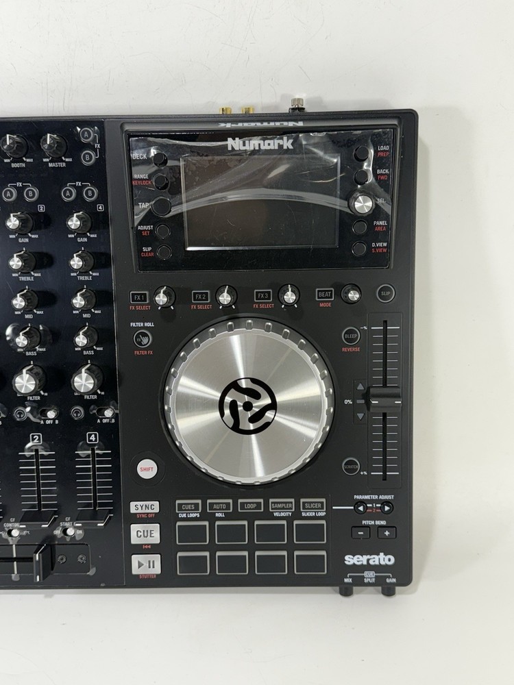 Numark NV 4-Channel Dual-Display Serato DJ Controller - Tested / Working