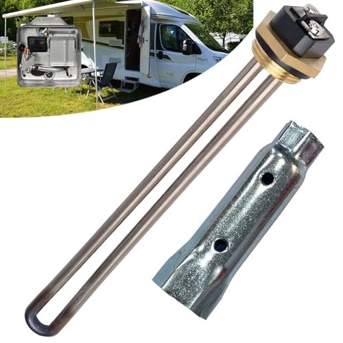 Upgraded Titanium 520900 RV Water Heater Element with Wrench for Suburban SW